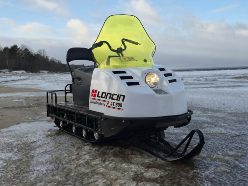 Снегоход 4Т с двигателем Loncin длинный